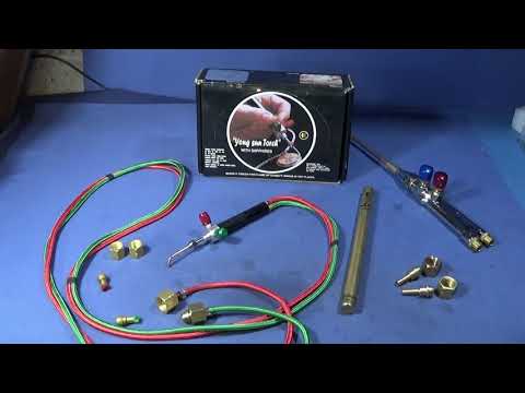Chinese Smith Oxy Acetylene/Propane Torch Kit. New Gas Fittings.