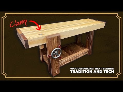 A Massive Roubo Workbench with a Superpower