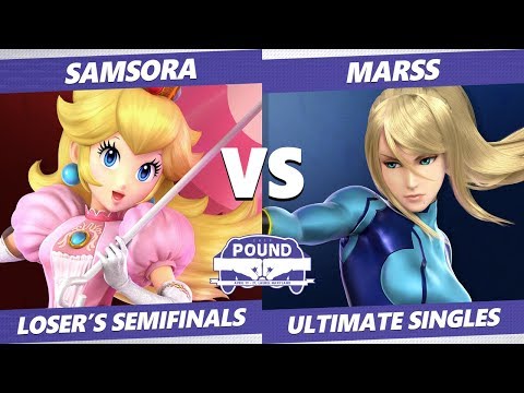 Pound 2019 SSBU - PG Marss (ZSS) VS eU Samsora (Peach) Smash Ultimate Loser's Semifinals