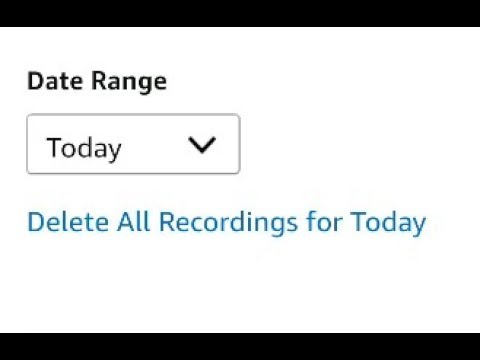 How to delete Alexa's voice history in one go using...