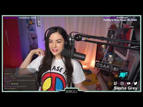 Sasha Grey VOD 15/June/2022 - Just Chatting - Reacting