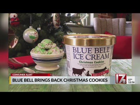 Blue Bell brings back Christmas Cookies ice cream
