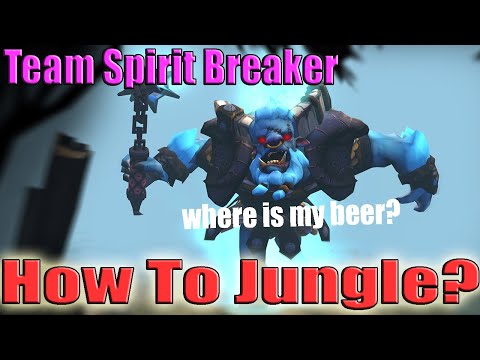 DoTa 2 How To Jungle Spirit Breaker Patch 7.34 easiest farm