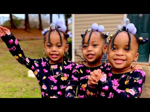 THE TRIPLETS WANTED TO PLAY “SIMMON SAYS” GAME FOR TK-GANG TODAY‼️ (KID EXERCISES)