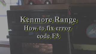 Kenmore Gas Oven Repair and where to find error codes