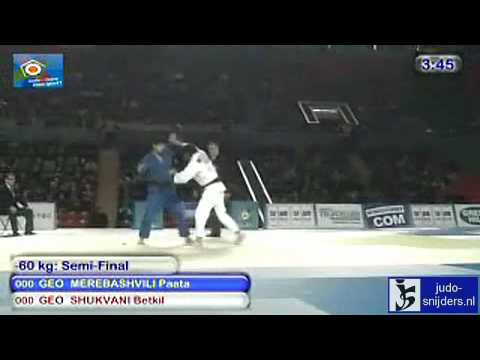 Judo 2010 Tblisi: Paata Merebashvili (GEO) - Betkil Shukvani (GEO) [-60kg].