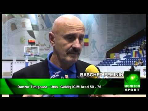 Victorie lejeră, Danzio Timişoara - Univ. Goldiş ICIM Arad 50 - 76