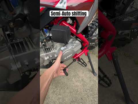 Semi automatic shifting 110 Pitbike
