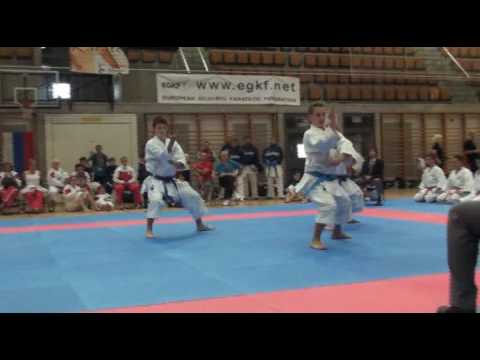 Rep. Ceca kata team - Suparimpei e bunkai - Finale europei EGKF Berna 2009