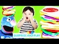 Melissa Doug Sandwich Stacking Game Giant Grover Eats A Giant Sandwich
