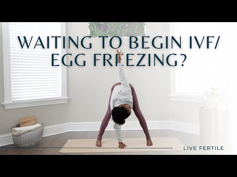 Yoga for the Suppression Phase/ Before Stimming | Fertility Yoga for IVF & Egg Freezing Preparation