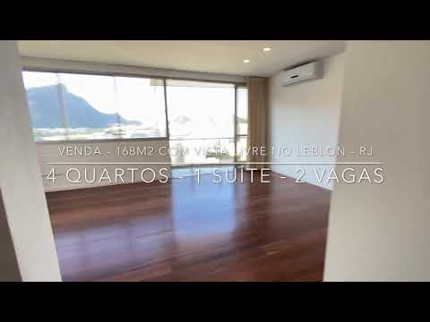 VENDA - 168M2 COM VISTA LIVRE NO LEBLON - RJ