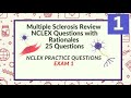 Multiple Sclerosis Nursing Questions and Answers 25 NCLEX Prep Questions Test 1