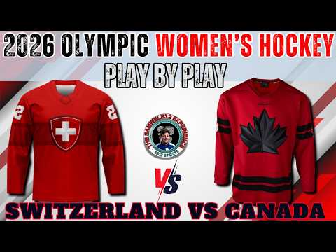 🔴SWITZERLAND vs CANADA Live Women's Olympic Hockey 2026 - Play by Play & Reactions!