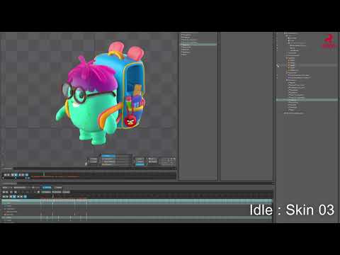 Spine Animation & Reskins for Rovio ( Sugar Blast )