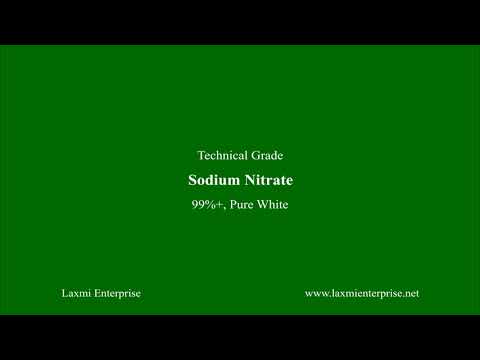 Sodium nitrate, industrial grade, purity: 98.51%