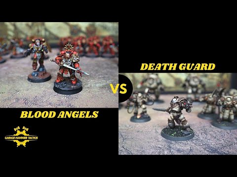 Horus Heresy Warhammer 30k battle report - Blood Angels vs Death Guard - Catacoms of Terra 1/3
