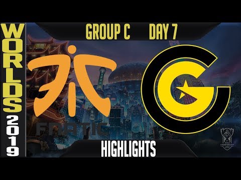 FNC vs CG Highlights Game 2 | S9 Worlds 2019 Group C Day 7 | Fnatic vs Clutch Gaming