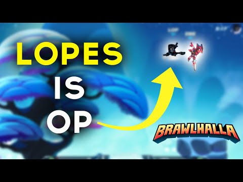 NERF LOPES! - Brawlhalla Player Montage #10 (insane weapon throws, strings..) #freelopes