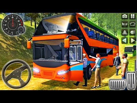 Offroad Tourist Coach Bus Driving - Uphill Transport Drive Simulator - Android GamePlay