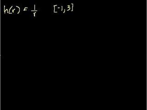 Maximum and Minimum Values on an Interval