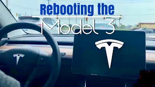 Testing the Model 3 - Rebooting the Screen While Driving