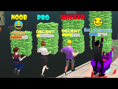NOOB vs PRO vs HACKER vs GOD - Money run 3d full