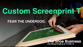 custom T screen print + Race Model production shoes | The Shoe Business | Episode 11