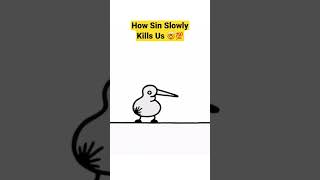 How SIN Slowly Kills 🤯💯 #shorts  #youtube #bible #christian #sin #fypシ