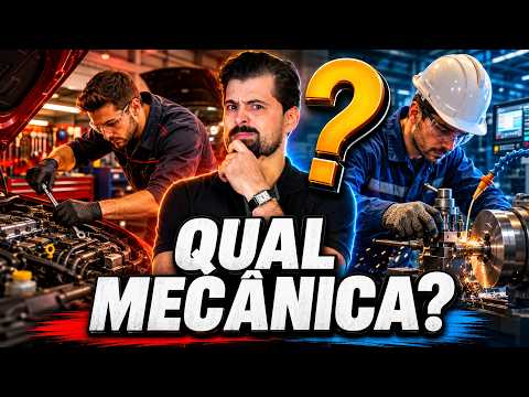 Qual o Melhor Curso Técnico em Mecânica? Industrial ou Automotiva?