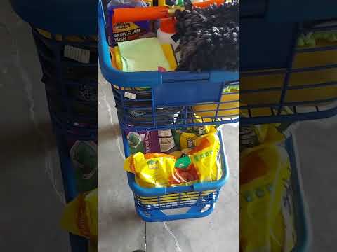 WORK SMARTER NOT HARDER, LITTLE SHOPPING CART LIFE HACK