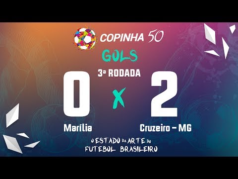 Gols de Marília 0 X 2 Cruzeiro - MG, Copinha 2019