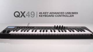 Video thumbnail for Alesis QX49 Advanced USB/MIDI Keyboard Controller: Overview by AlesisVideo