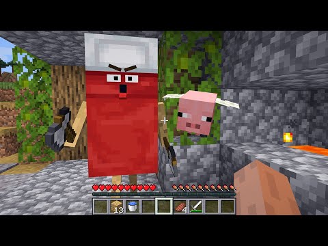 Scooby Craft - CURSED MINECRAFT BUT IT'S UNLUCKY MADE BY SCOOBY CRAFT PART 3