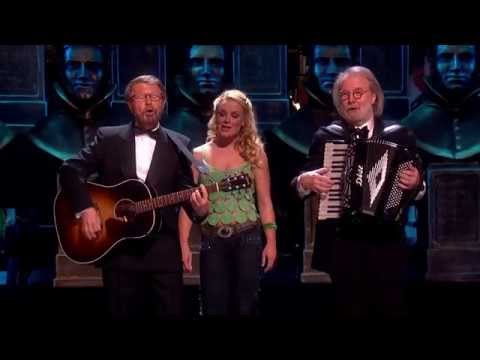 Benny Andersson & Björn Ulvaeus perform at the 2014 Olivier Awards.
