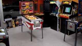 1968 Williams 'Cabaret' Pinball Machine - Overview, artwork - cool old Electromechanical Fun!