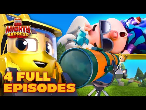 4 FULL EPISODES! 🚂 Mighty Express SEASON 4 🚂 - Mighty Express Official