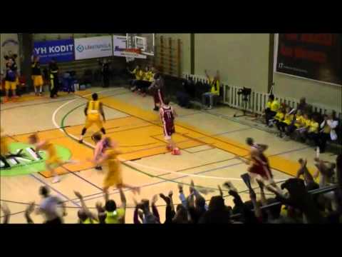 Joni Harjula kolme pistettä!! - BC Nokia vs. Korihait (Divarin Finaalit Game4)