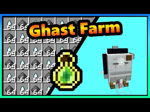 Best Ghast & Gunpowder & XP Farm in Minecraft | 15000+ Items per hour | 1.20 - 1.21+ | (Ianxofour)