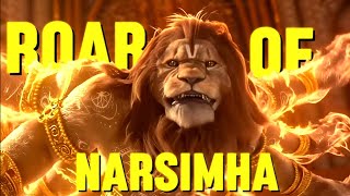 Roar Of Narsimha (Full Video Song) | MAHAVATAR NARSIMHA | Aniruddha Sastry || ASHU EDITZ ||