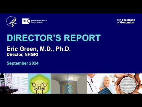 NACHGR Director's Report (September 2024) - Eric Green