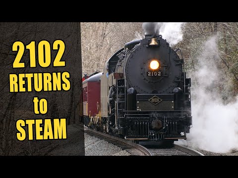 R&N 2102 Returns to Steam! First Test Run