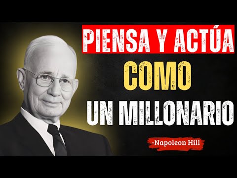 PIENSA Y ACTÚA COMO UN MILLONARIO | Napoleon Hill