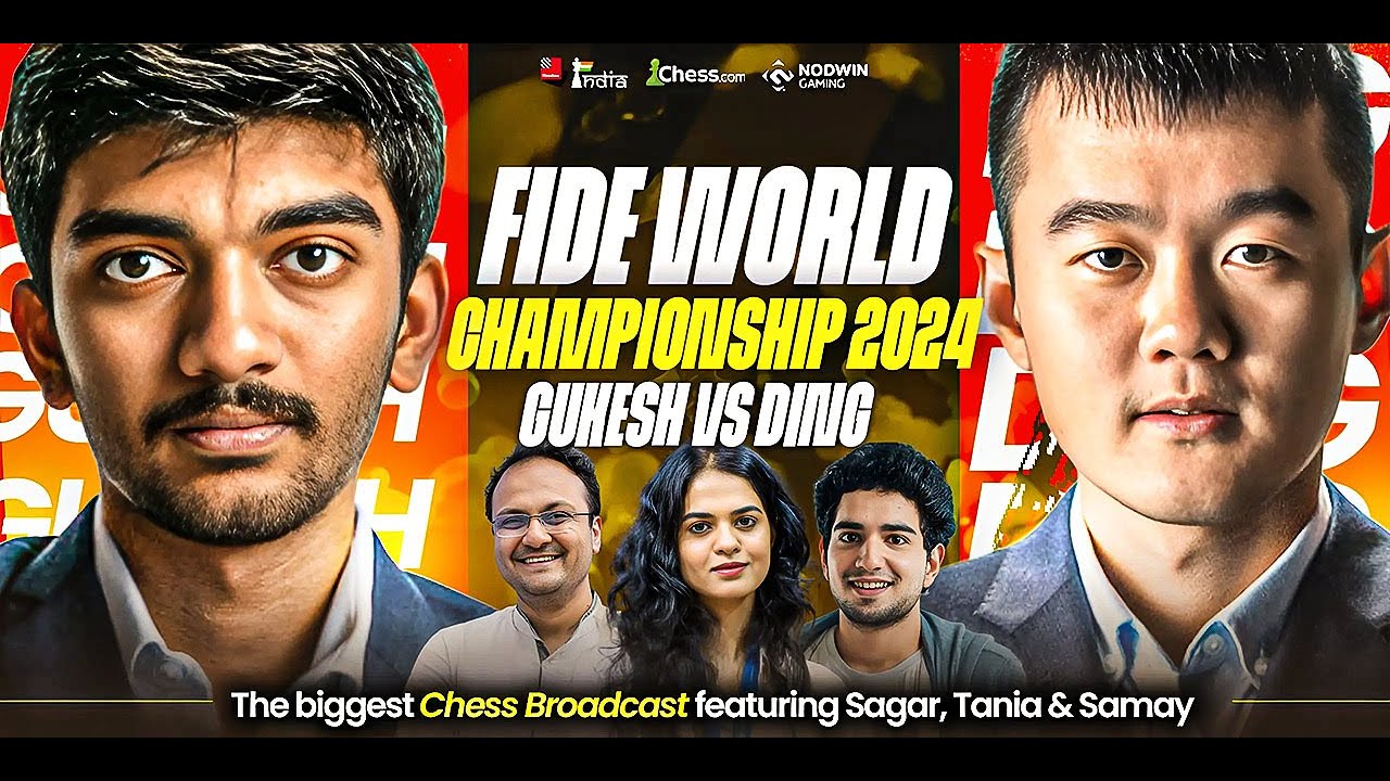 Gukesh vs Ding Liren | Game 1 | FIDE World Championship Match 2024 | Ft. Sagar, Tania and Samay