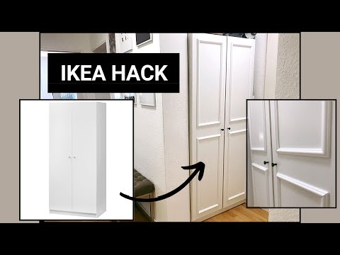 IKEA HACK | Beautify a Bostrak cabinet with strips | DIY | lotsofdots