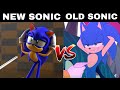 Zero Two Dodging meme  |  New Sonic VS Old Sonic