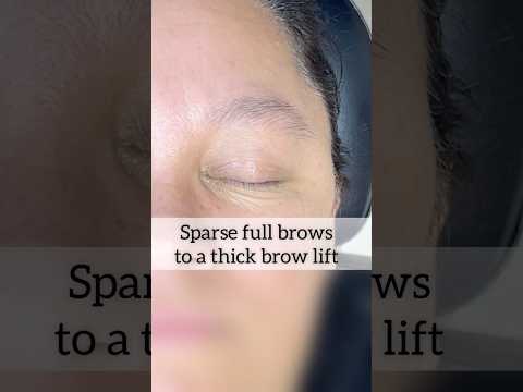 Sparse #brows to #browlift #fullbrows #browtips #browexpert #shorts #browshaping #beforeandafter