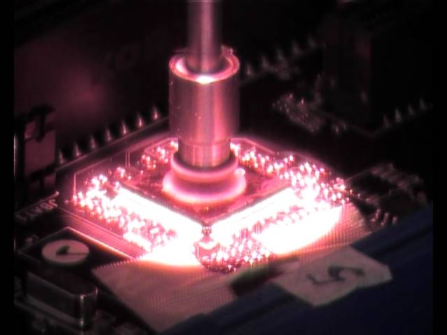 BGA / SMT Component Rework / Reflow using the PDR IR-D3