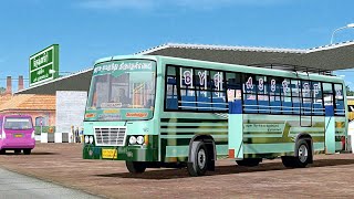 TNSTC v1 Bus Driving on ICRF Tamilnadu map Ets2 ga