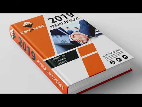 Book cover design in illustrator cc || How to design cover of a book Video